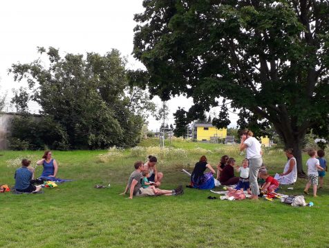 Picknick im Wildgarten